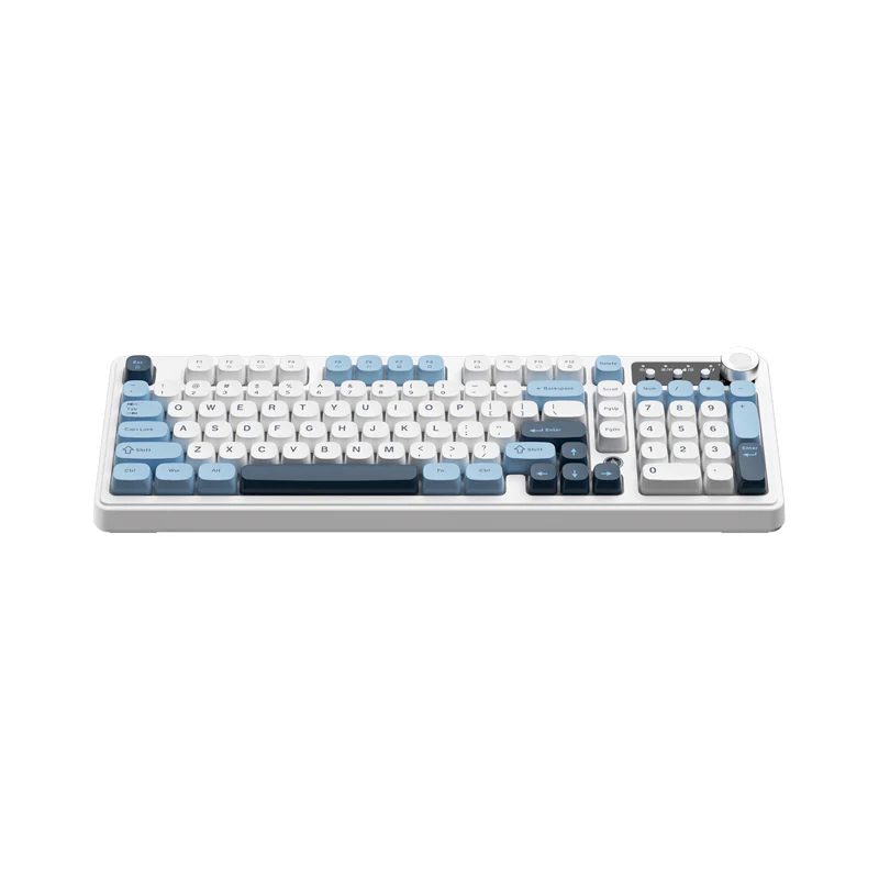 AJAZZ AF98 Keyboard Quad status LED Volume control dial 4000mAh high-capacitybattery - Image 12