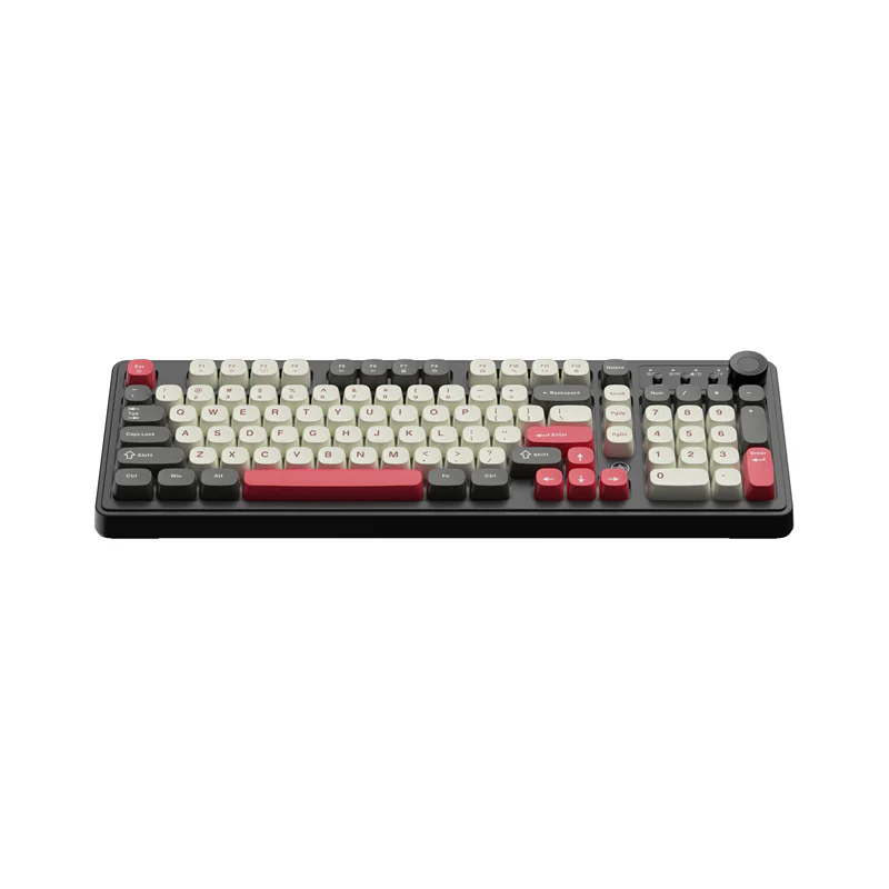 AJAZZ AF98 Keyboard Quad status LED Volume control dial 4000mAh high-capacitybattery - Image 13
