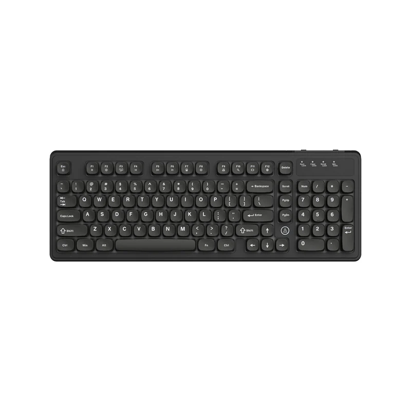 AJAZZ AF98 Keyboard Quad status LED Volume control dial 4000mAh high-capacitybattery - Image 5