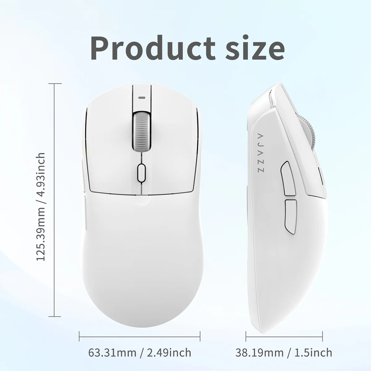 MechLands AJAZZ AJ139 V2 MC Gaming Mouse with Charging Base, Adjustable 12,000 DPI, PAW3311 Sensor, 3 Modes Wireless Mouse, 500mAh Battery, 1000 Polling Rate, 66g Lightweight, Win/Mac - Image 19