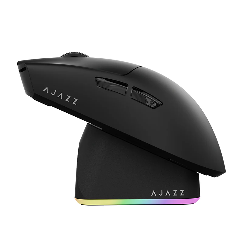 AJAZZ AJ139P NL V3 Ultra Magnetic base gaming mouse Star Flash+Wired+BT Sensor PAW3950 500mAh Battery - Image 2