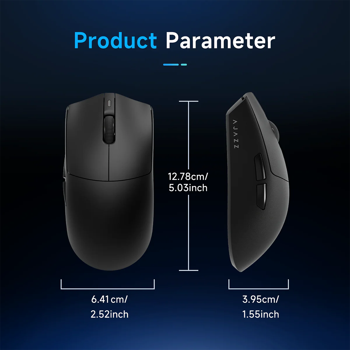 AJAZZ AJ139P V3 MC/MAX Gaming Mouse 800mAh battery PAW3311 /PAW3395 sensor with 1000Hz Polling Rate and 24000DPI 6-speed adjustable - Image 13