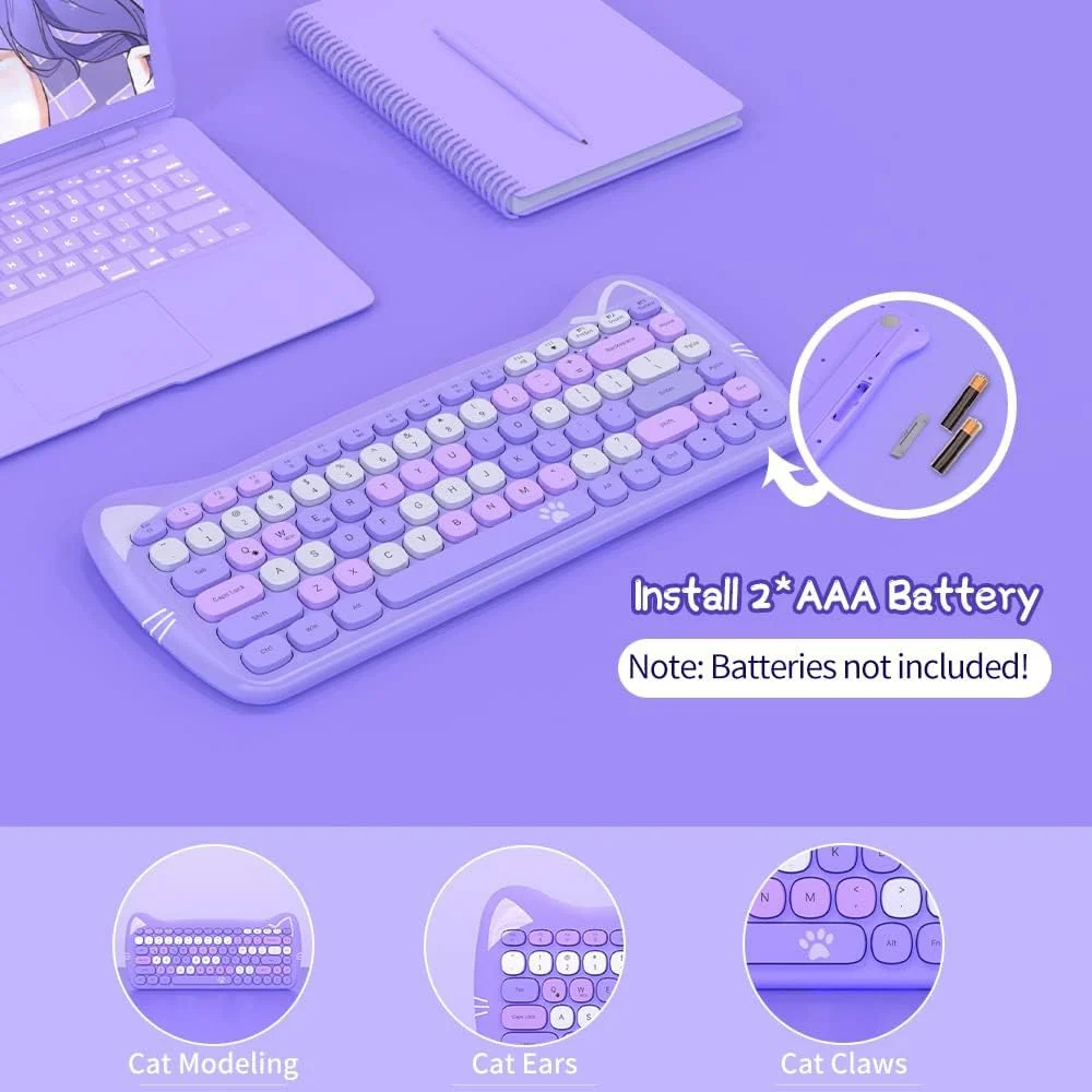 AJAZZ 3060I Compact 84-key keyboard Bluetooth connection - Image 13