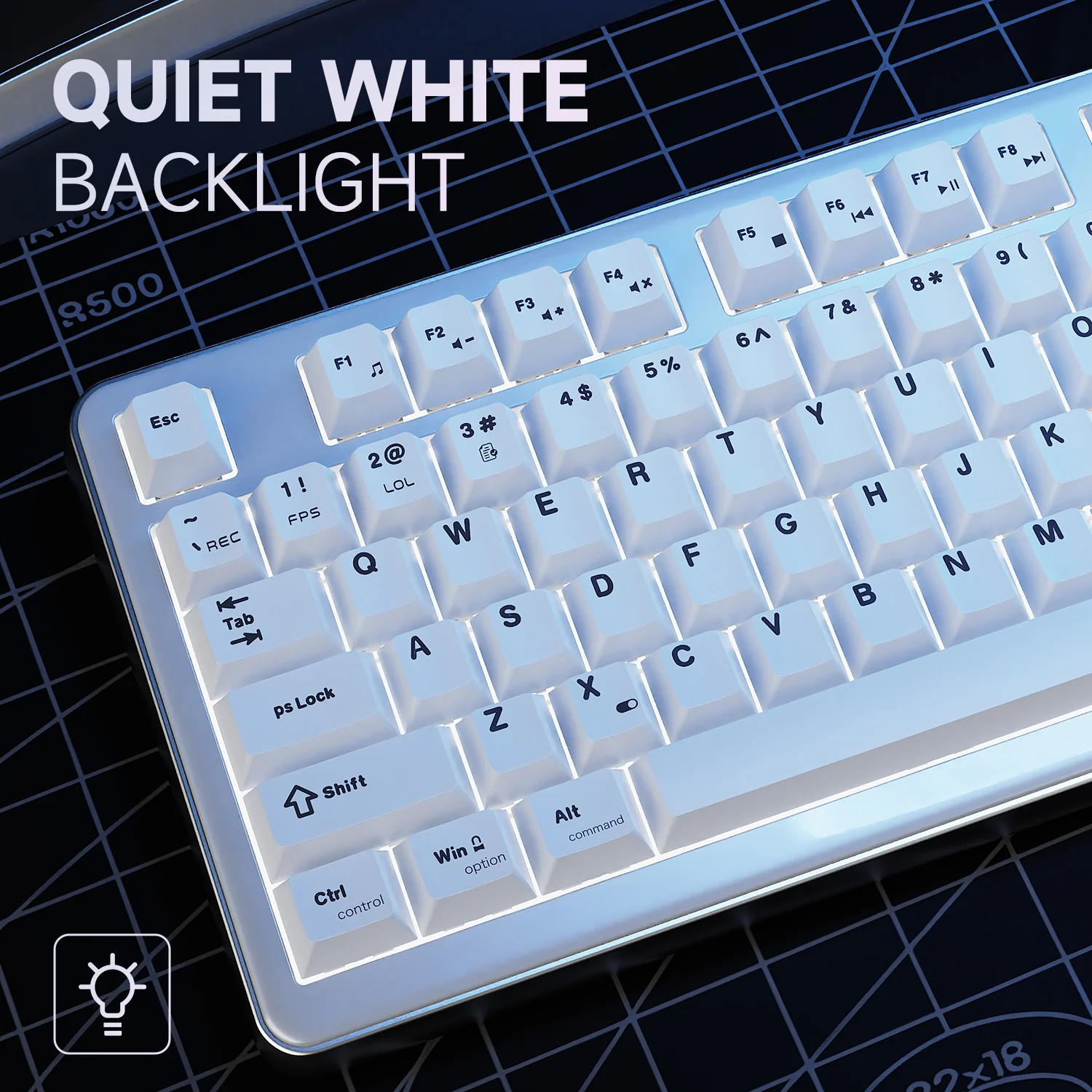 AJAZZ AC100 Aluminum Mechanical Keyboard Bluetooth Wireless 2.4G Wired Hot Swap - Image 11