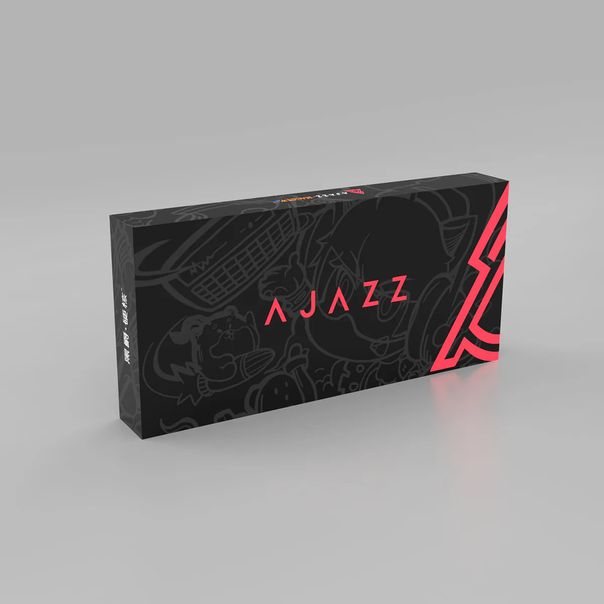AJAZZ AF82 Gaming keyboard Series Quiet Bluetooth/2.4G Wireless/Wired 75% Layout Multimedia Knob Enjoy Dual Enjoyment for Office and Entertainment - Image 13