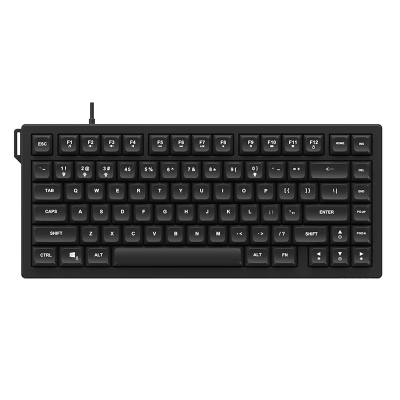 AJAZZ AF82 Gaming keyboard Series Quiet Bluetooth/2.4G Wireless/Wired 75% Layout Multimedia Knob Enjoy Dual Enjoyment for Office and Entertainment - Image 16