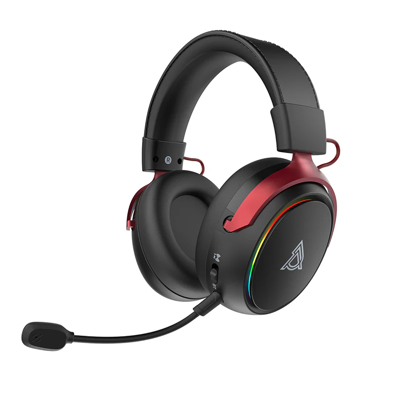 AJAZZ AHM10 MAX Over-Ear Gaming Headset Tri-mode connectivity 143H long-lasting battery life RGB ambient breathing lights - Image 26
