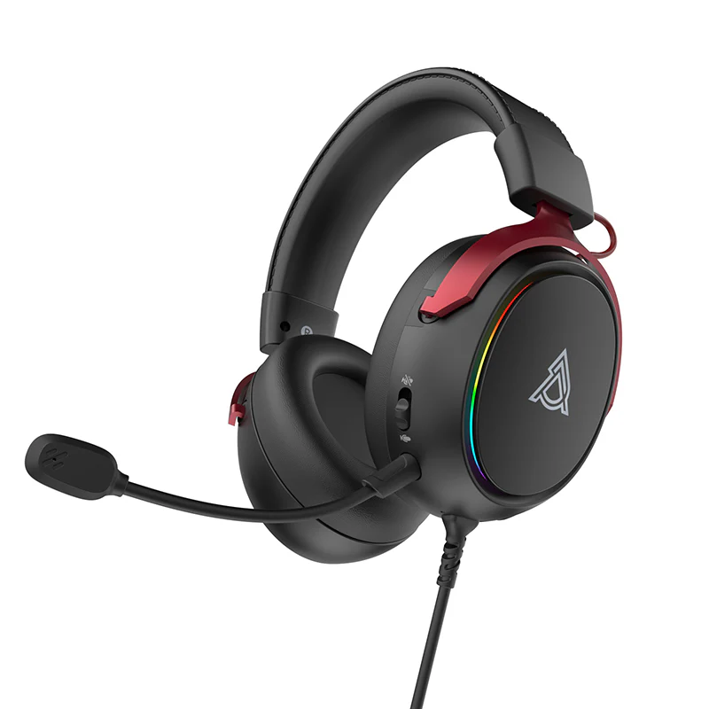 AJAZZ AHW10 gaming headsets Virtual 7.1Surround Sound Wired connection Plug-and-play RGB lighting