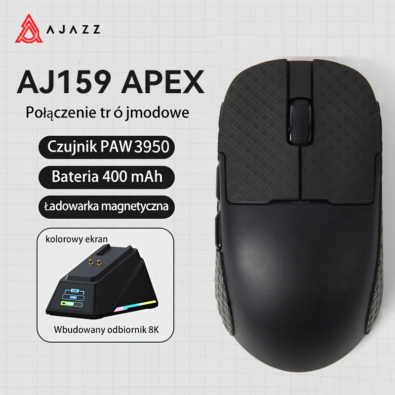 AJAZZ AJ159 APEX High-Precision 8000Hz Gaming Mouse PAW3950 Wireless - Image 29