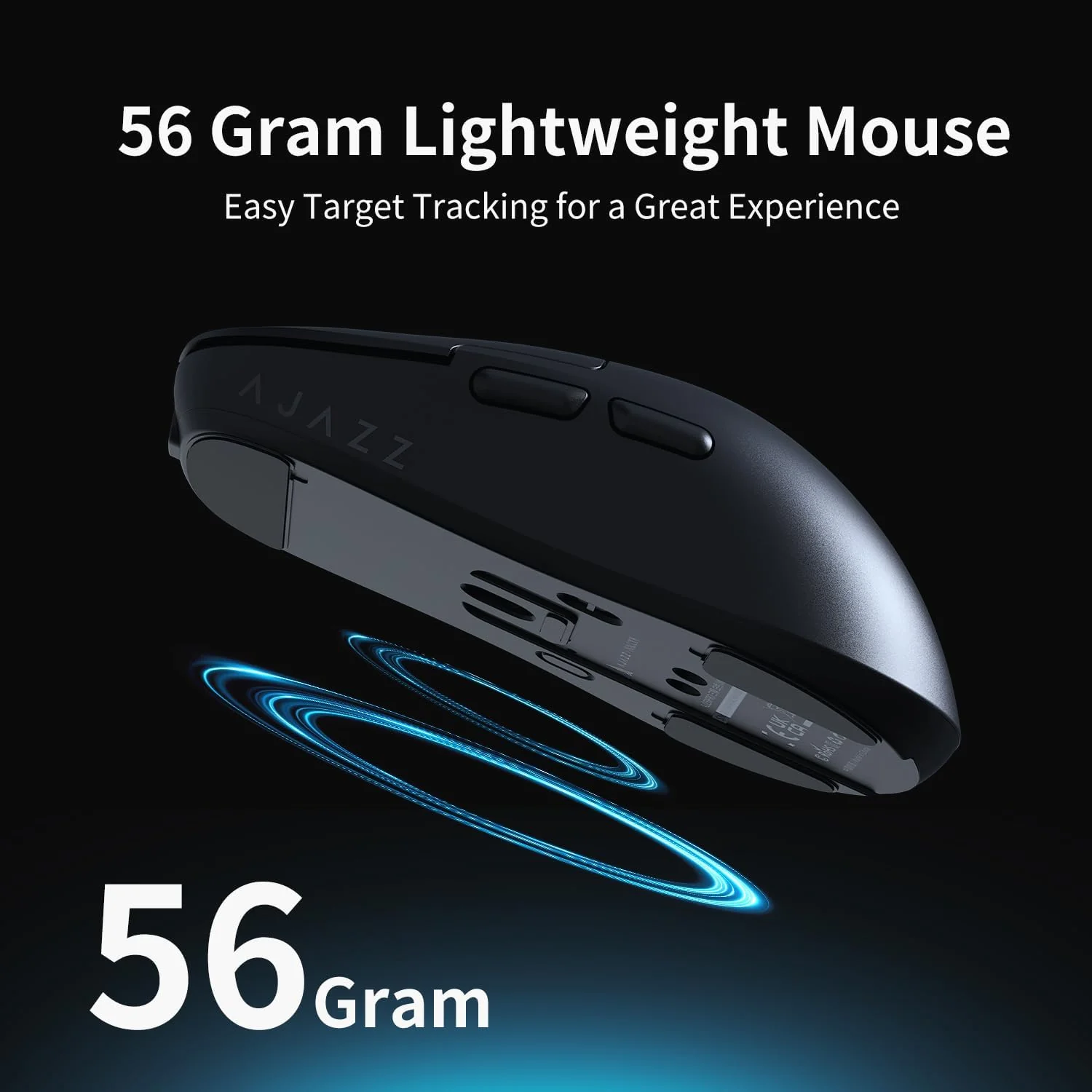 Ajazz AJ159 PRO 8Khz Bluetooth/2.4G/Wired 56G Lightweight Gaming Mouse with Magnetic Charging Dock, PAW3395 Sensor 26KDPI, Huanuo 100 Million Click - Image 6