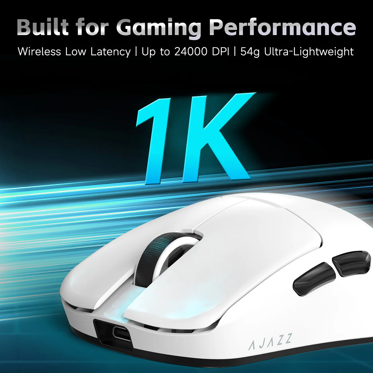 Ajazz AJ159 V2 MC Gaming Wireless Mouse with Professional Competitive Driver and Three Modes - Image 7