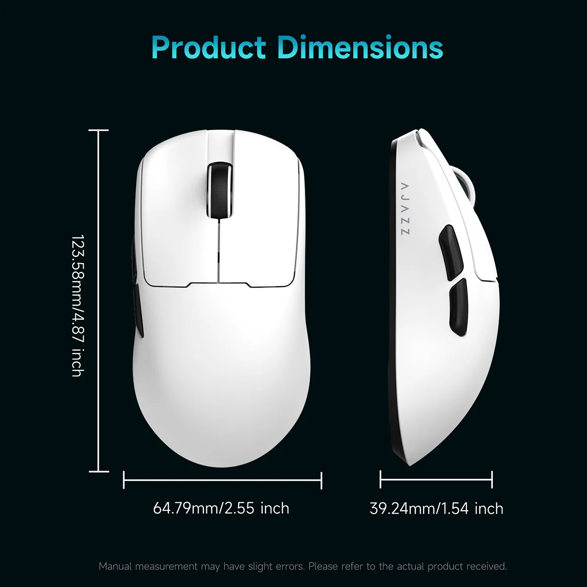 Ajazz AJ159 V2 MC Gaming Wireless Mouse with Professional Competitive Driver and Three Modes - Image 9
