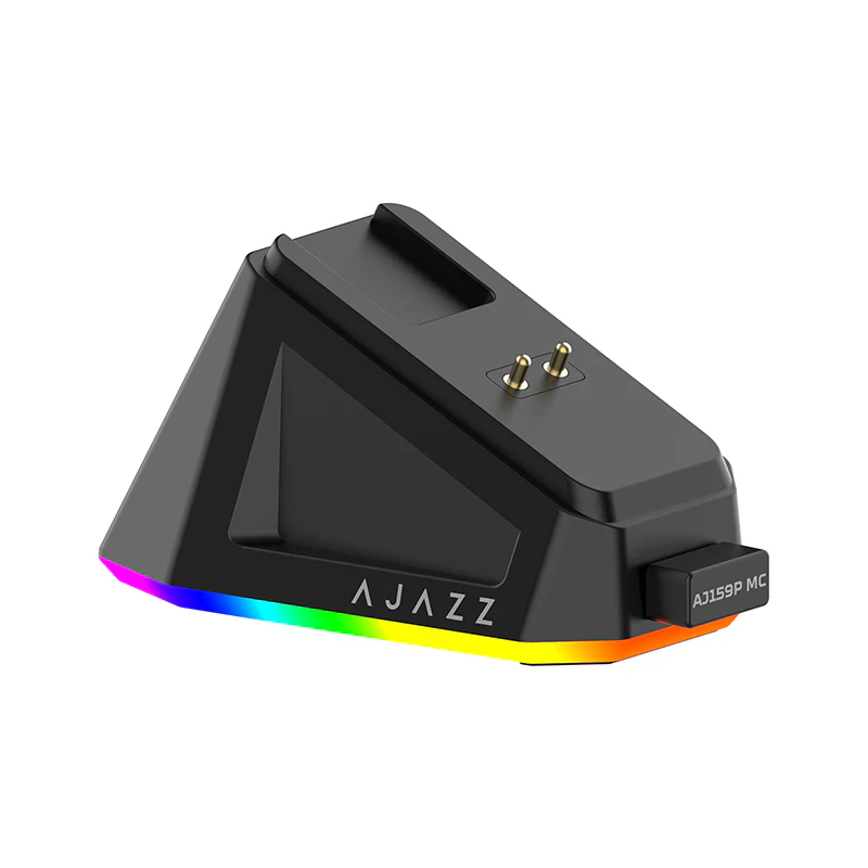 AJAZZ AJ159P MC Gaming Mouse with Magnetic Charging Dock (Bluetooth/2.4GHz Wireless/Wired) PAW3311 Tripe mode 1000Hz return rate - Image 18