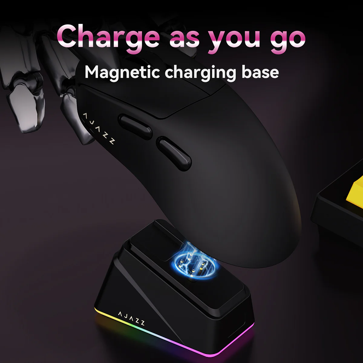 AJAZZ AJ179 TITAN Series Mouse Bluetooth Tri-mode PAW3950 8000Hz Return Rate