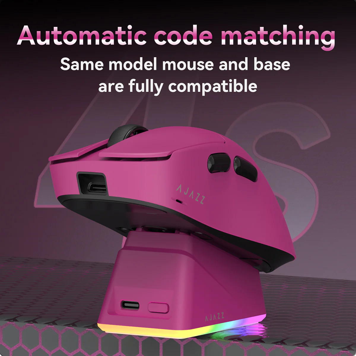 AJAZZ AJ179 TITAN Series Mouse Bluetooth Tri-mode PAW3950 8000Hz Return Rate - Image 15
