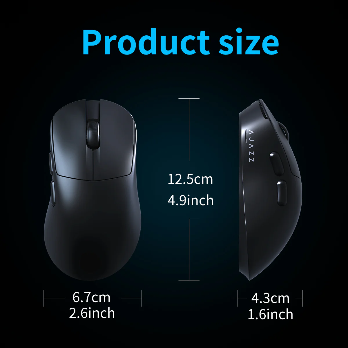 AJAZZ AJ179 V2 Series Mouse PAW3311 Sensor Gaming-grade optical sensor 12000 DPI - Image 5