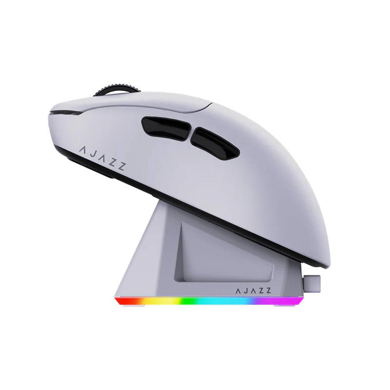 AJAZZ AJ179P MC Right-handed  Bluetooth 2.4G Mouse·PAW3311 Three Modes RGB Magnetic Charging Base - Image 2