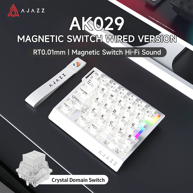 AJAZZ AK029 One-Handed Gaming Keyboard, 29-Key RGB, Full Key Customization, Hot-Swappable - Image 14