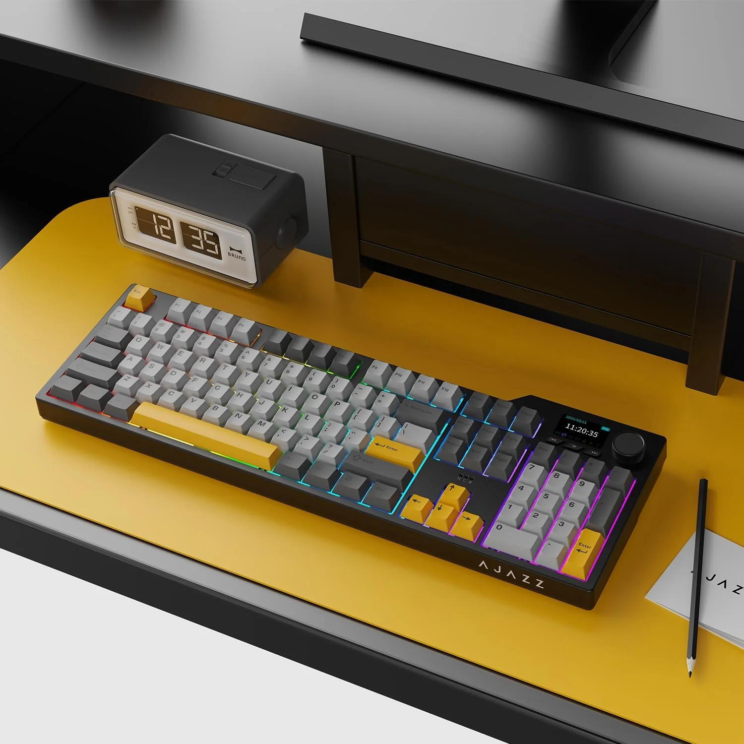 AJAZZ AK35I V3 MAX 104-key customized Keyboard TFT color screen Tri-mode RGB DIY - Image 16