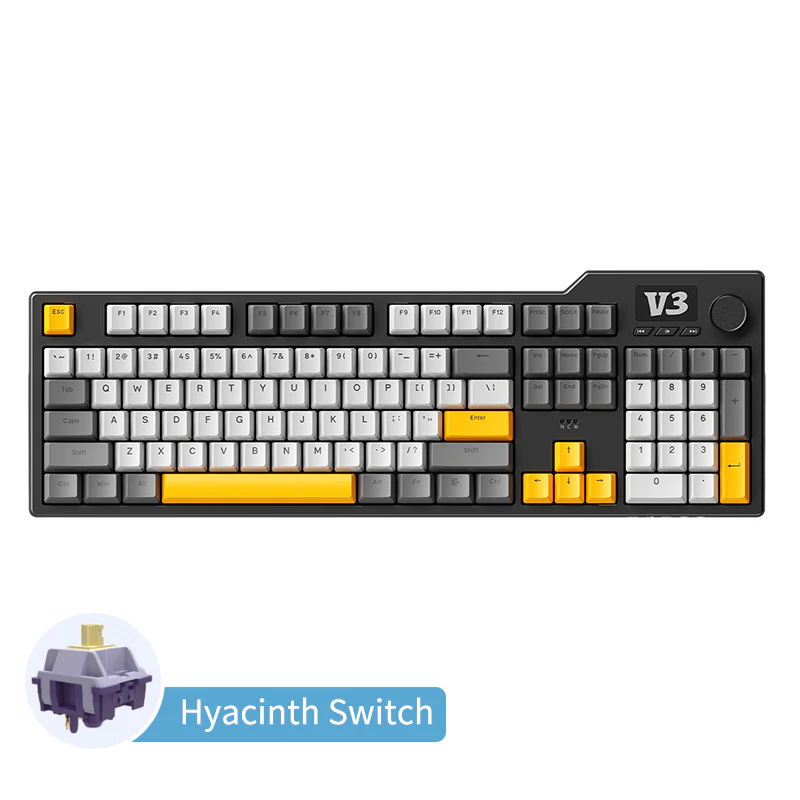AJAZZ AK35I V3 MAX 104-key customized Keyboard TFT color screen Tri-mode RGB DIY - Image 20