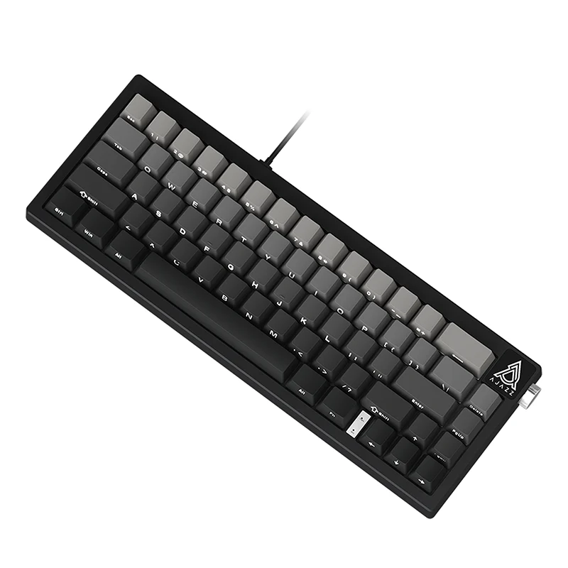 Ajazz AK650 Wired Gaming Mechanical Keyboard volume knob full-key hot-swappable switches