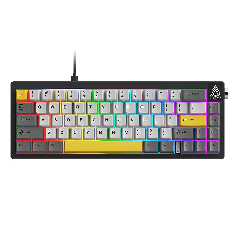Ajazz AK650 Wired Gaming Mechanical Keyboard volume knob full-key hot-swappable switches - Image 10