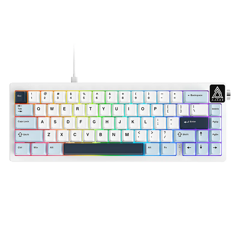 Ajazz AK650 Wired Gaming Mechanical Keyboard volume knob full-key hot-swappable switches - Image 11