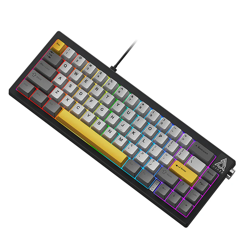 Ajazz AK650 Wired Gaming Mechanical Keyboard volume knob full-key hot-swappable switches - Image 2