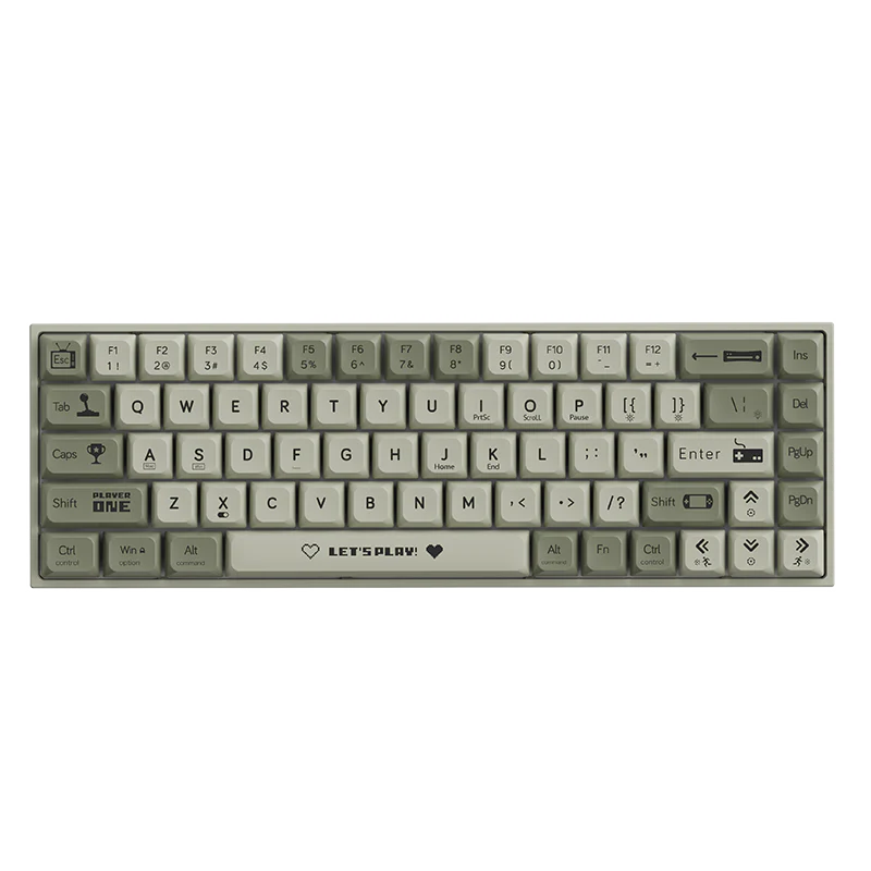 AJAZZ AK680 Keyboard wired Mixed color lights Dual key caps Full key hot swappable - Image 16