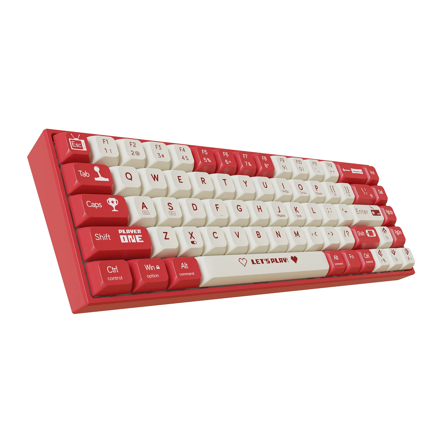 AJAZZ AK680 Keyboard wired Mixed color lights Dual key caps Full key hot swappable - Image 22