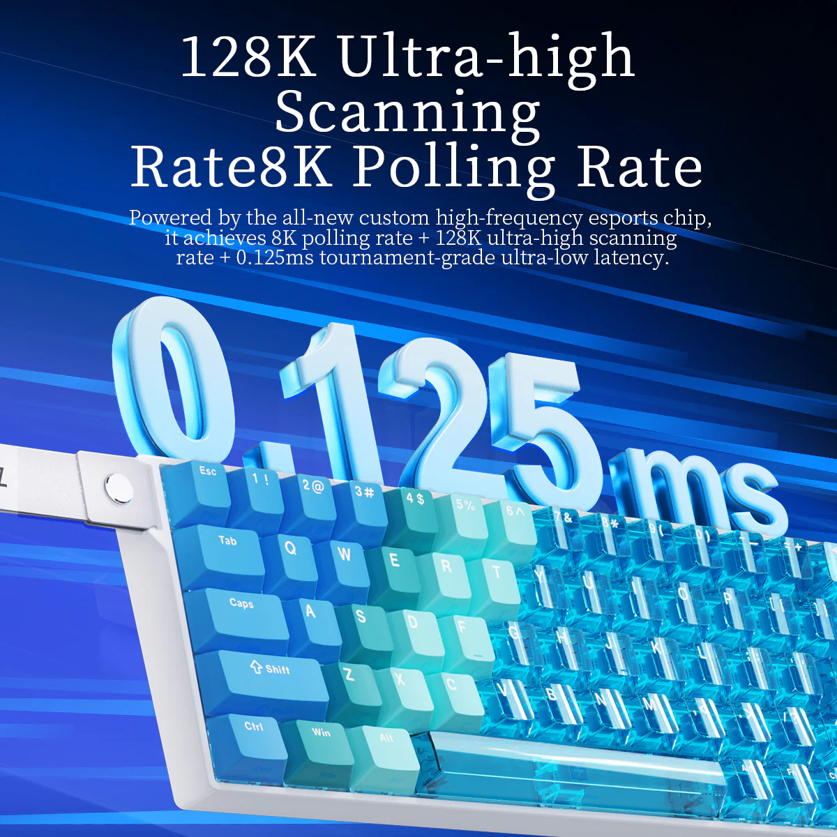 AJAZZ AK680 V2 Gaming mechanical keyboard RGB E-sports magnetic switch 8K Polling Rate 128K Ultra-high Scan Rate Aluminum Alloy Positioning Plate Ribbon Design - Image 18