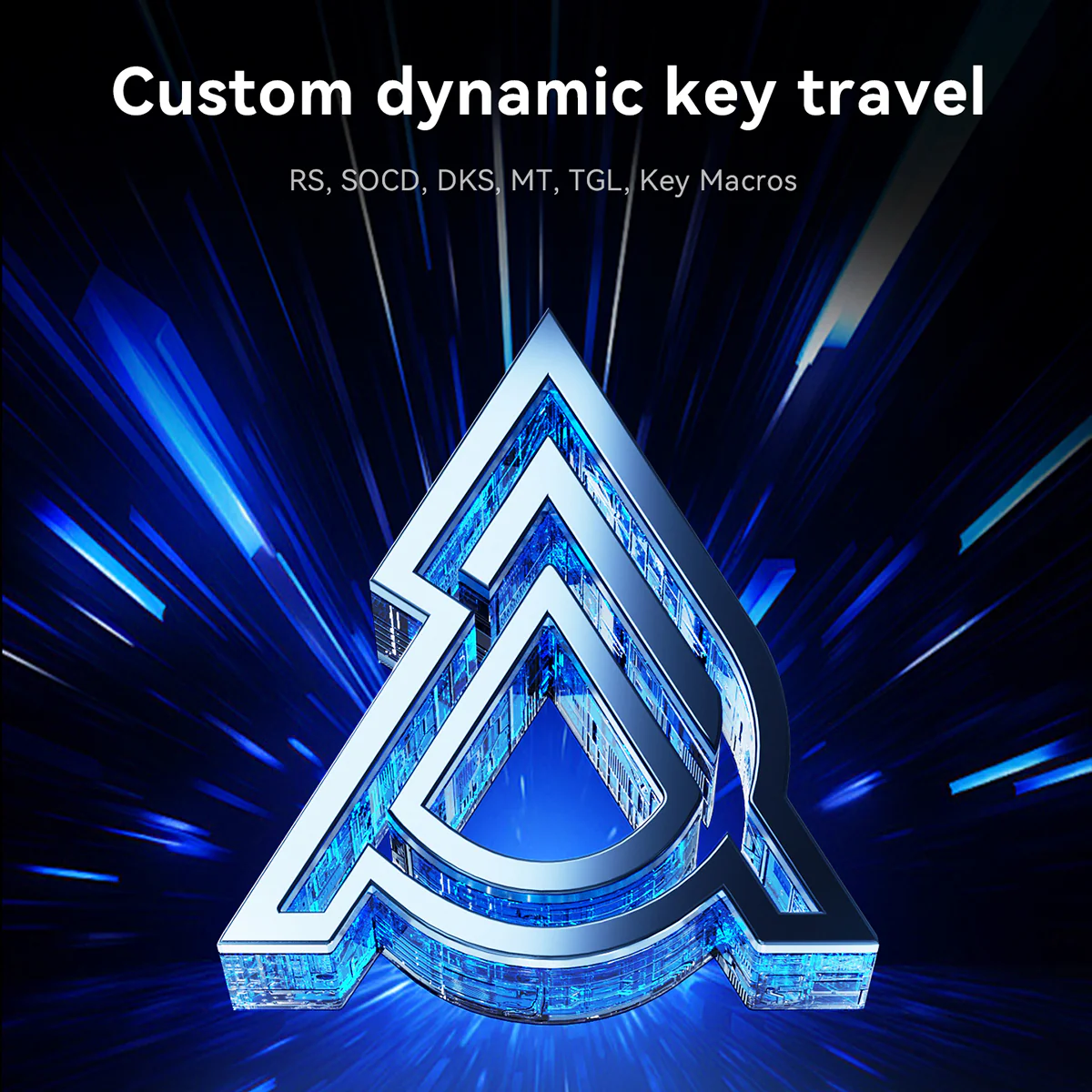 AJAZZ AK680 V2 Gaming mechanical keyboard RGB E-sports magnetic switch 8K Polling Rate 128K Ultra-high Scan Rate Aluminum Alloy Positioning Plate Ribbon Design - Image 8