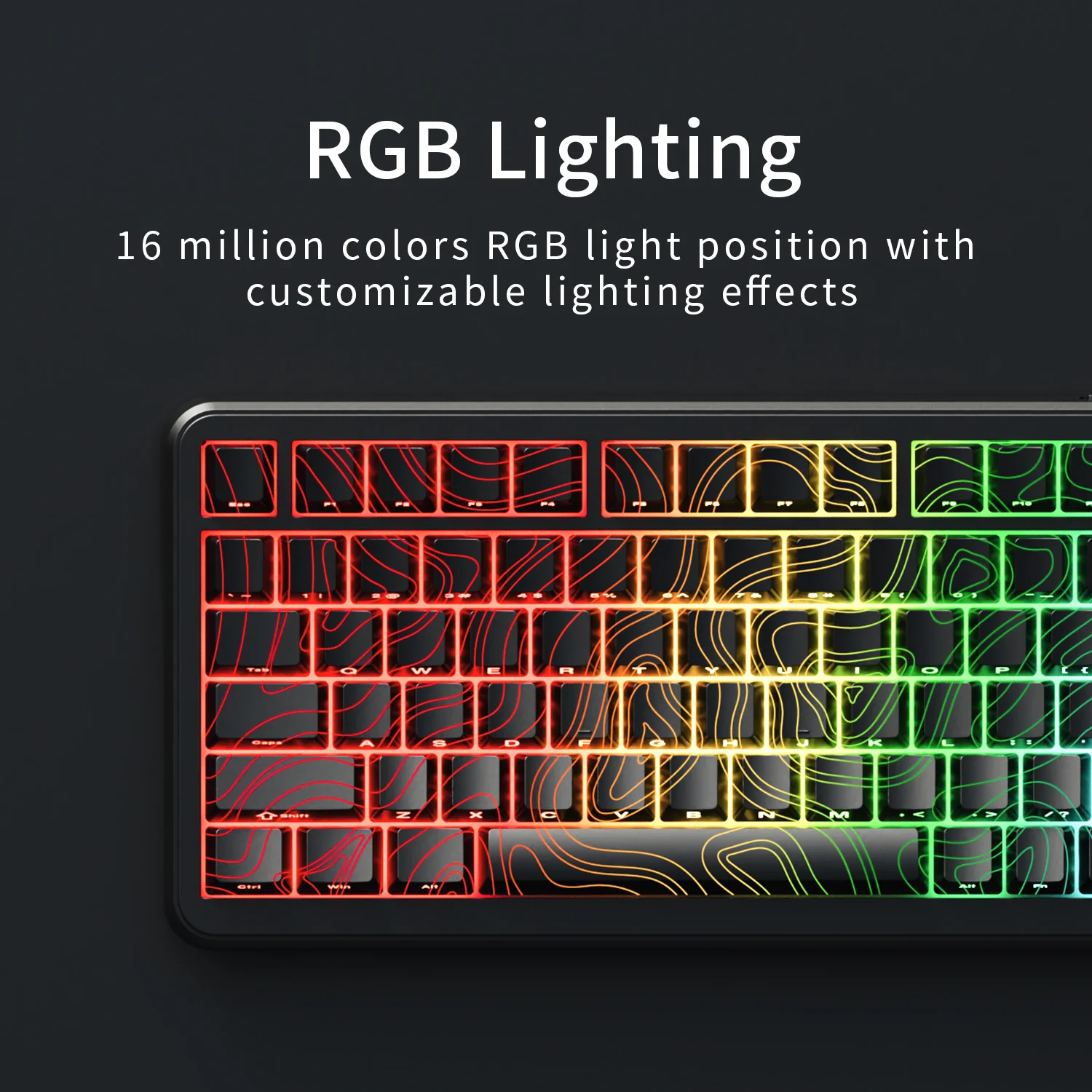 AJAZZ AK820 MAX Ultra HE Magnetic axis wireless gaming keyboard wired/2.4G wireless/Bluetooth Global accuracy 0.01mm accuracy Rate of return 8+8K suitable for gaming - Image 9