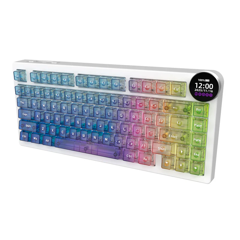 AJAZZ AK820 V2/PRO 10000mAh 2.4G/BT/Wired 1k+1K/8k+8K Gaming mechanical keyboard Underglow RGB - Image 18