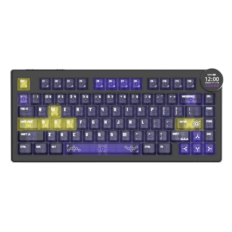 AJAZZ AK820 V2/PRO 10000mAh 2.4G/BT/Wired 1k+1K/8k+8K Gaming mechanical keyboard Underglow RGB - Image 20