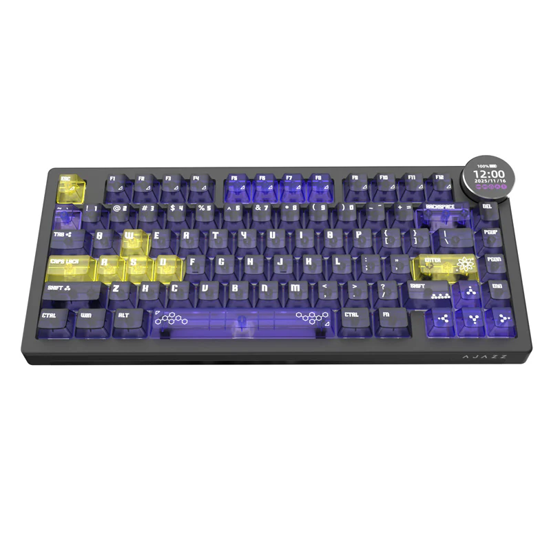 AJAZZ AK820 V2/PRO 10000mAh 2.4G/BT/Wired 1k+1K/8k+8K Gaming mechanical keyboard Underglow RGB - Image 22