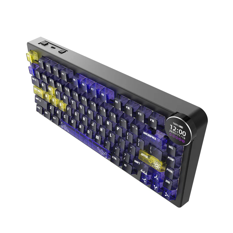 AJAZZ AK820 V2/PRO 10000mAh 2.4G/BT/Wired 1k+1K/8k+8K Gaming mechanical keyboard Underglow RGB - Image 23
