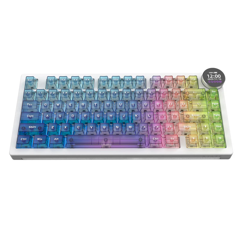 AJAZZ AK820 V2/PRO 10000mAh 2.4G/BT/Wired 1k+1K/8k+8K Gaming mechanical keyboard Underglow RGB - Image 35