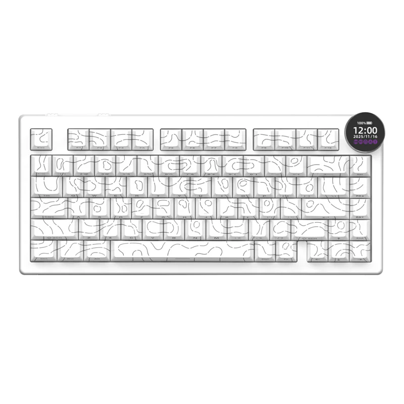 AJAZZ AK820 V2/PRO 10000mAh 2.4G/BT/Wired 1k+1K/8k+8K Gaming mechanical keyboard Underglow RGB - Image 38