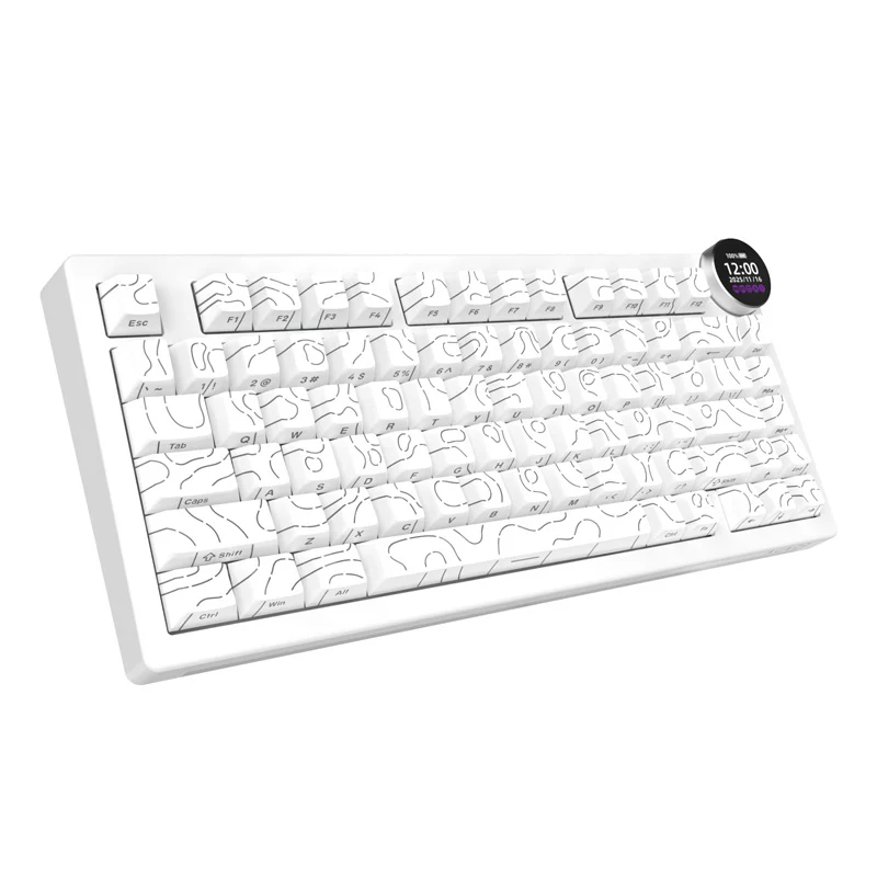 AJAZZ AK820 V2/PRO 10000mAh 2.4G/BT/Wired 1k+1K/8k+8K Gaming mechanical keyboard Underglow RGB - Image 40