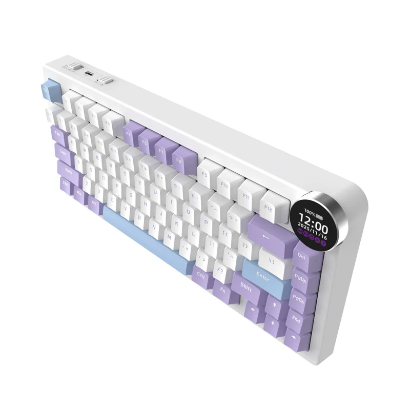 AJAZZ AK820 V2/PRO 10000mAh 2.4G/BT/Wired 1k+1K/8k+8K Gaming mechanical keyboard Underglow RGB - Image 52