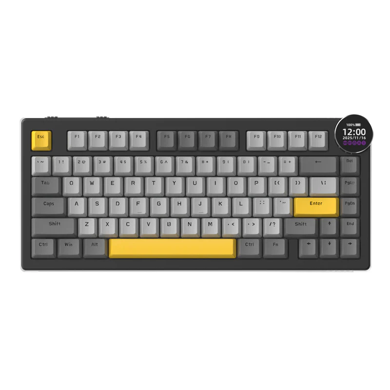 AJAZZ AK820 V2/PRO 10000mAh 2.4G/BT/Wired 1k+1K/8k+8K Gaming mechanical keyboard Underglow RGB - Image 60