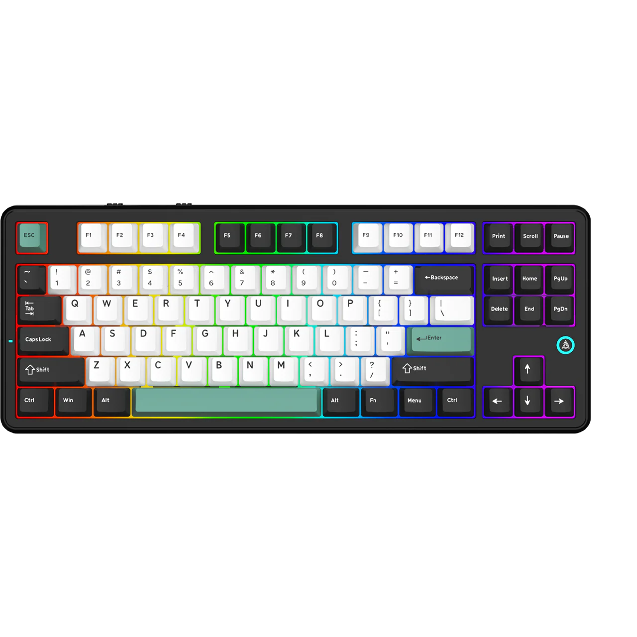AJAZZ AK870 V2 Keyboard Gaming Mechanical Keyboard  10000mAh Wired/Wireless Bluetooth Gaming Keyboard