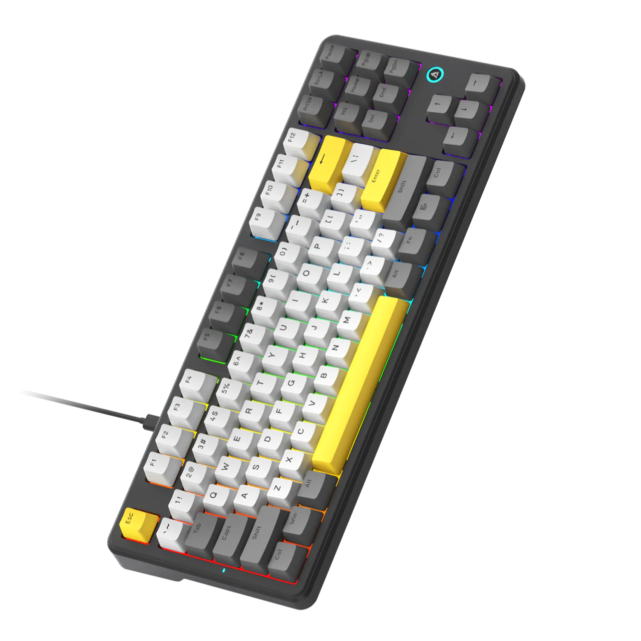 AJAZZ AK870 V2 Keyboard Gaming Mechanical Keyboard  10000mAh Wired/Wireless Bluetooth Gaming Keyboard - Image 19