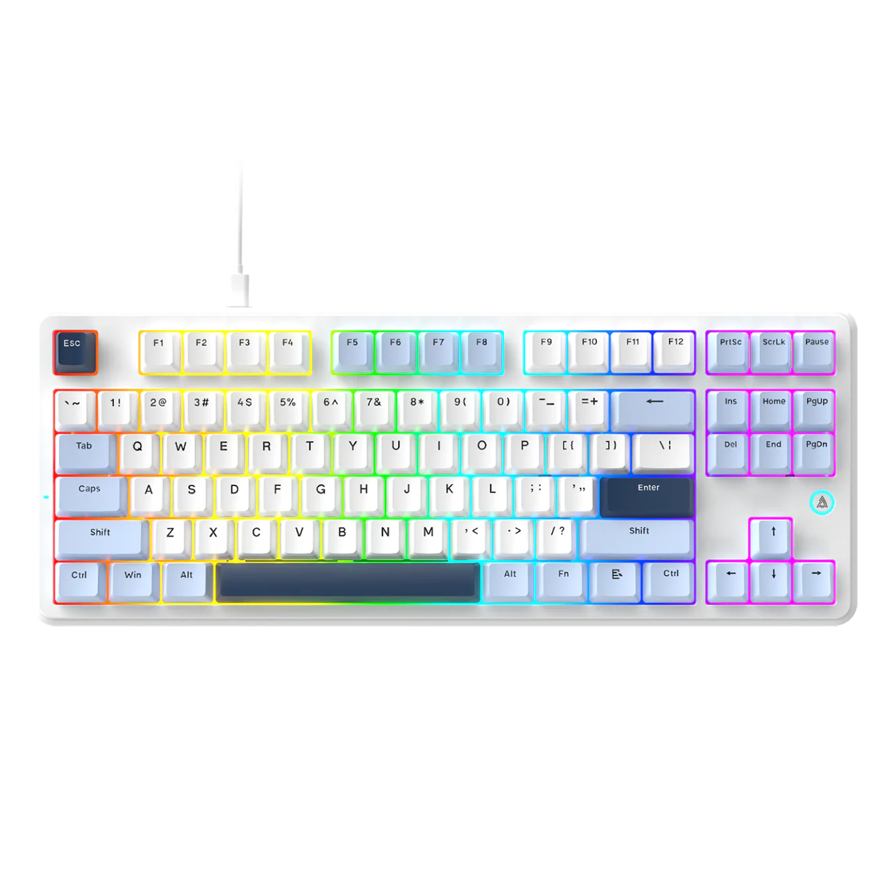 AJAZZ AK870 V2 Keyboard Gaming Mechanical Keyboard  10000mAh Wired/Wireless Bluetooth Gaming Keyboard - Image 20