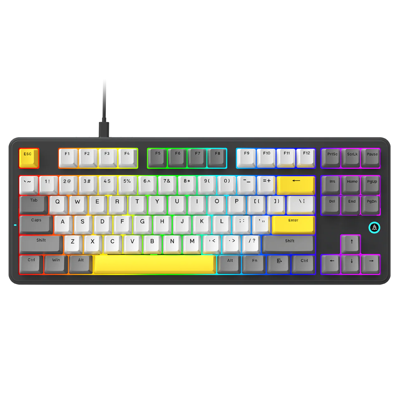 AJAZZ AK870 V2 Keyboard Gaming Mechanical Keyboard  10000mAh Wired/Wireless Bluetooth Gaming Keyboard - Image 21