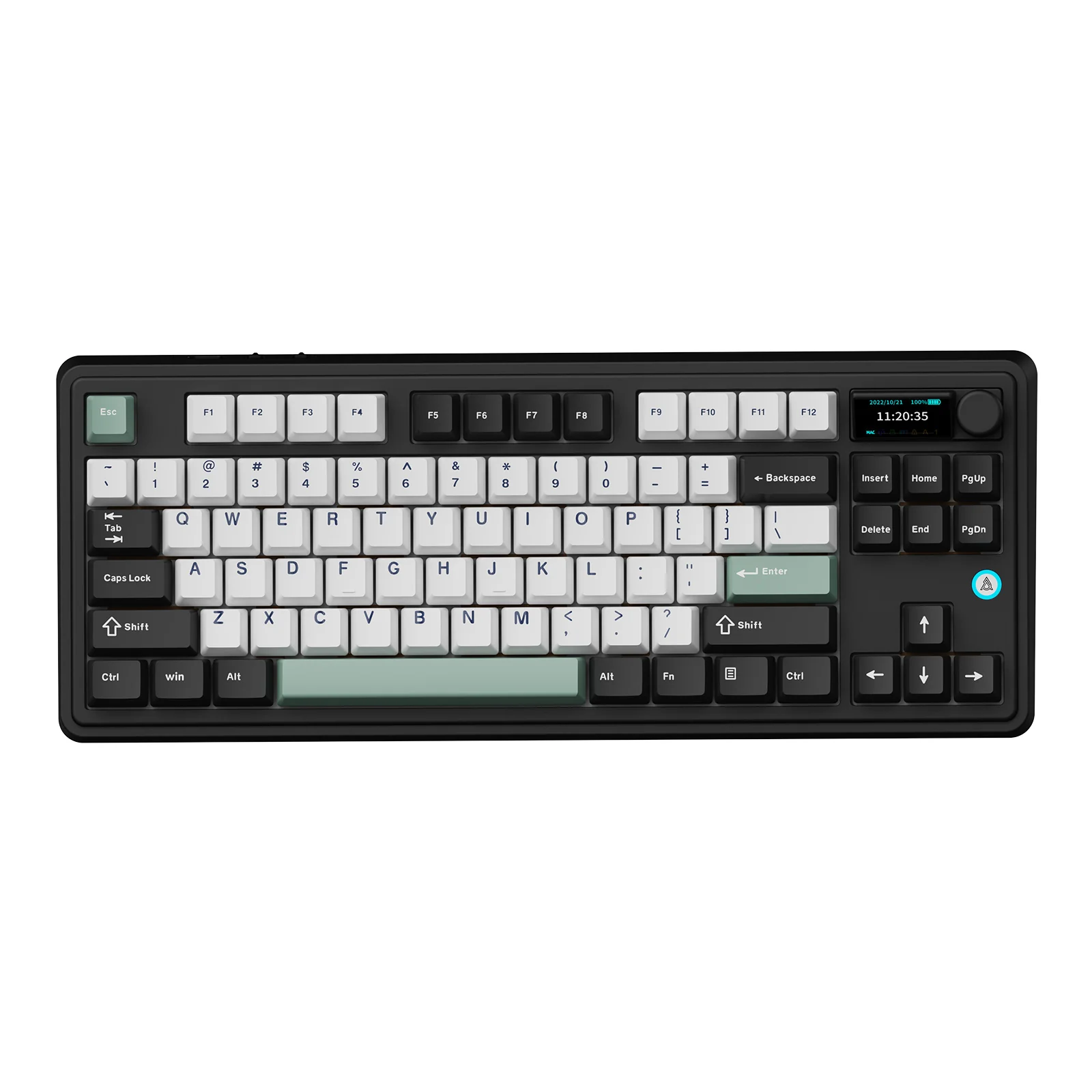 AJAZZ AK870 Plus Gaming Mechanical Keyboard 8000mAh Bluetooth/2.4G Wireless/Wired 5-layer Sound Triple Mode Dampening - Image 3