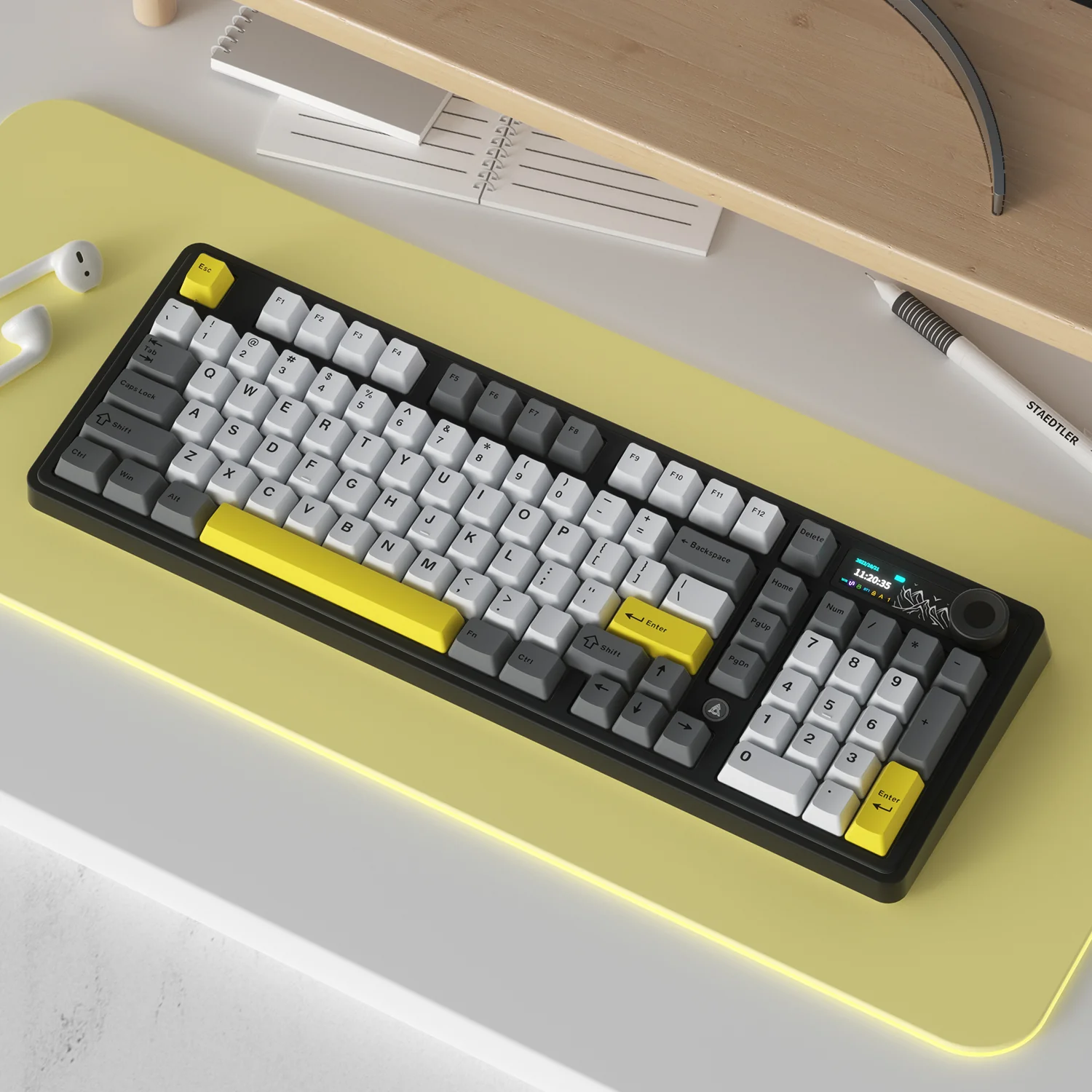 AJAZZ AK980 Gaming Mechanical Keyboard 8000mAh battery Hot-swappable switch - Image 22
