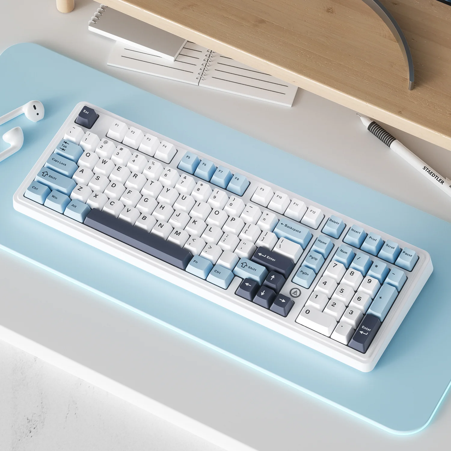 AJAZZ AK980 Gaming Mechanical Keyboard 8000mAh battery Hot-swappable switch - Image 25