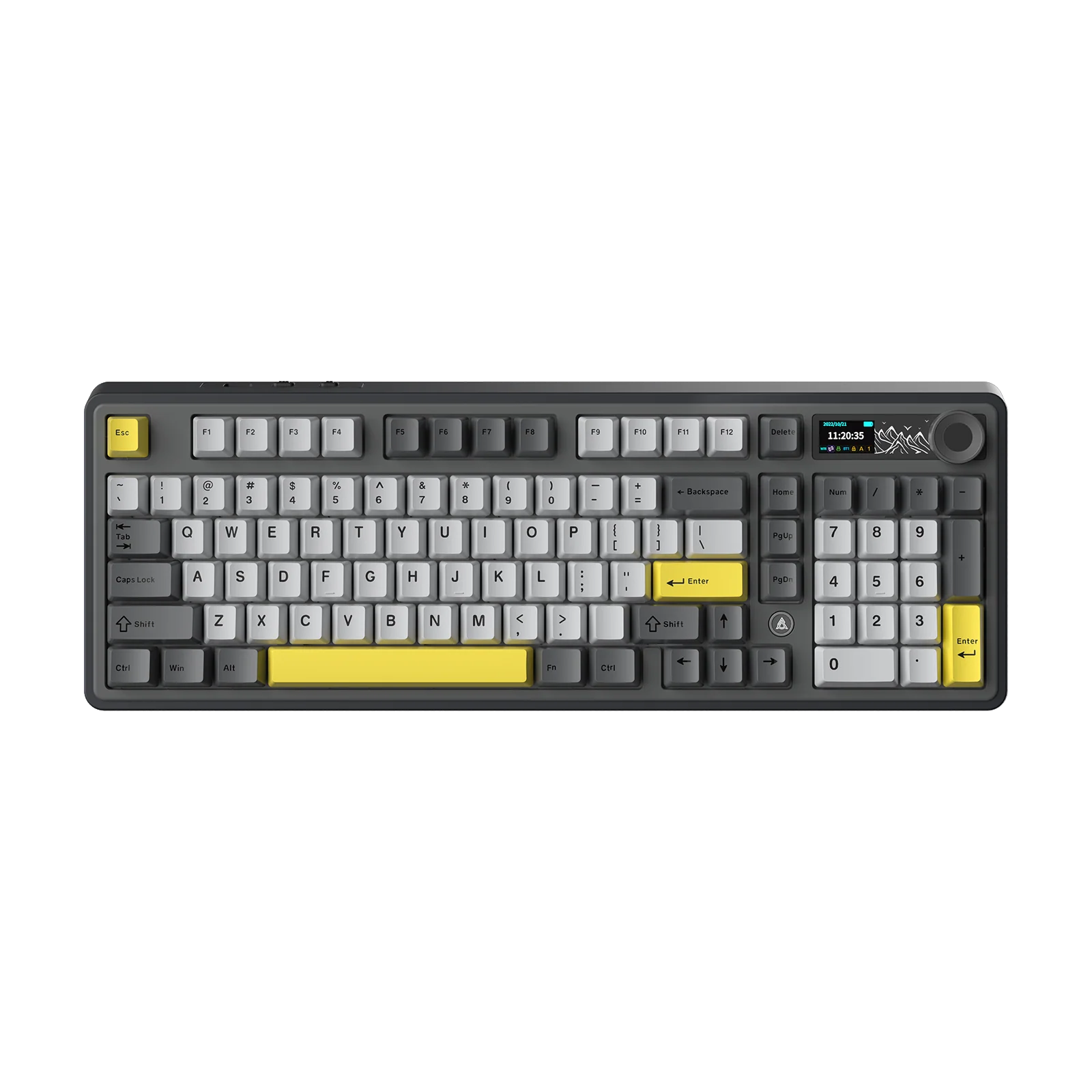 AJAZZ AK980 V2 Gaming Mechanical Keyboard 5000mAh/10000mAh Hot swappable Bluetooth/2.4G Wireless /Wired